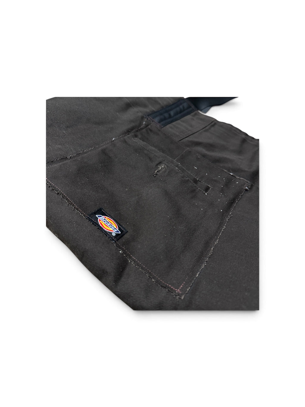 Reworked Dickies Canvas Tote Bag - Dark Brown (Lined)