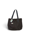 Reworked Dickies Canvas Tote Bag - Dark Brown (Lined)